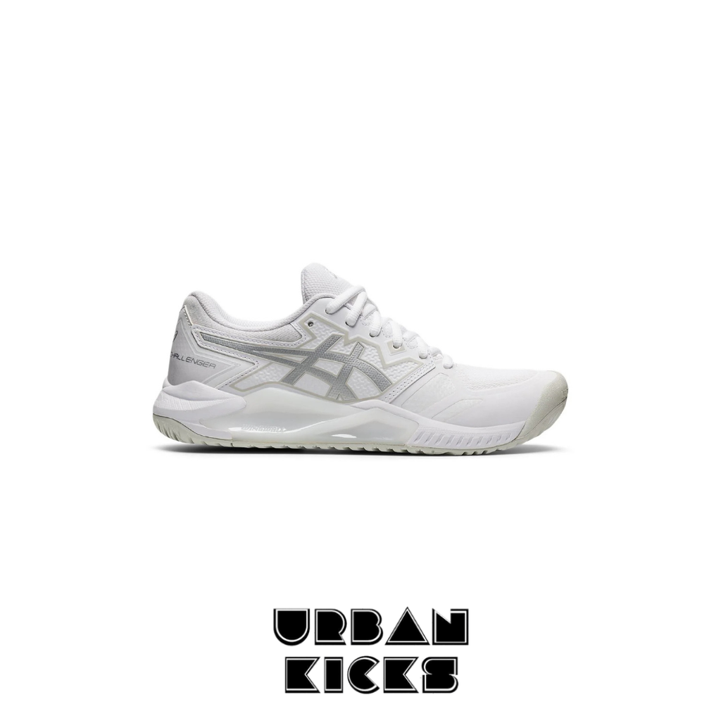 ASICS Gel Challenger 13 Tennis Shoe White Silver