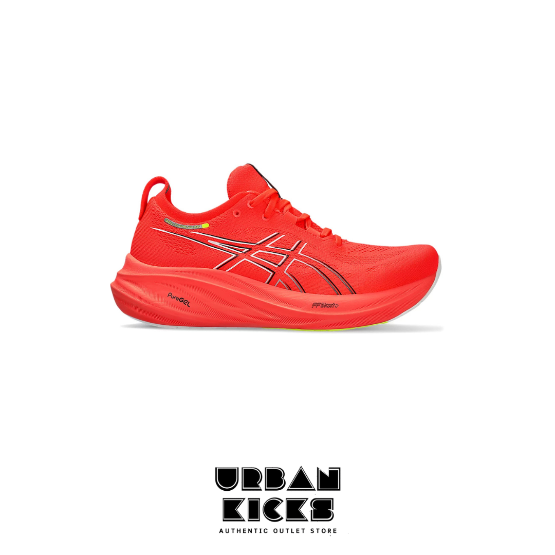 ASICS Gel Nimbus 26 in Sunrise Red/Black