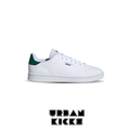 Adidas Court Shoes in Cloud White / Cloud White / Collegiate Green