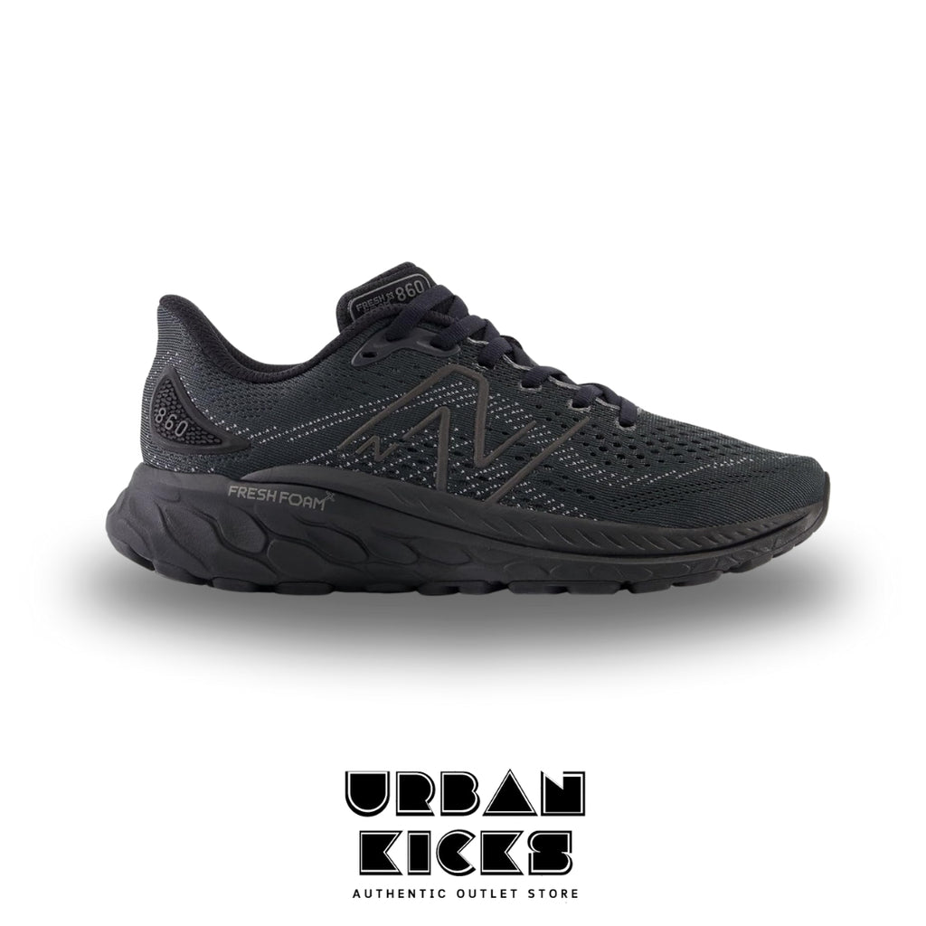 New Balance Fresh Foam X 860v12 Full Black – Stability and Comfort in a Sleek Design