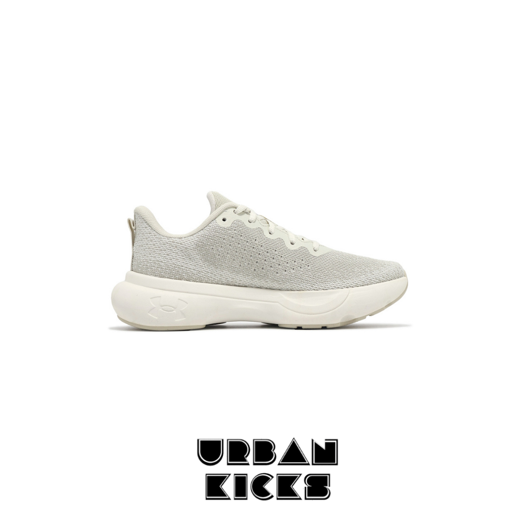 Under Armour Infinite Running Shoes – White Quartz / Beige