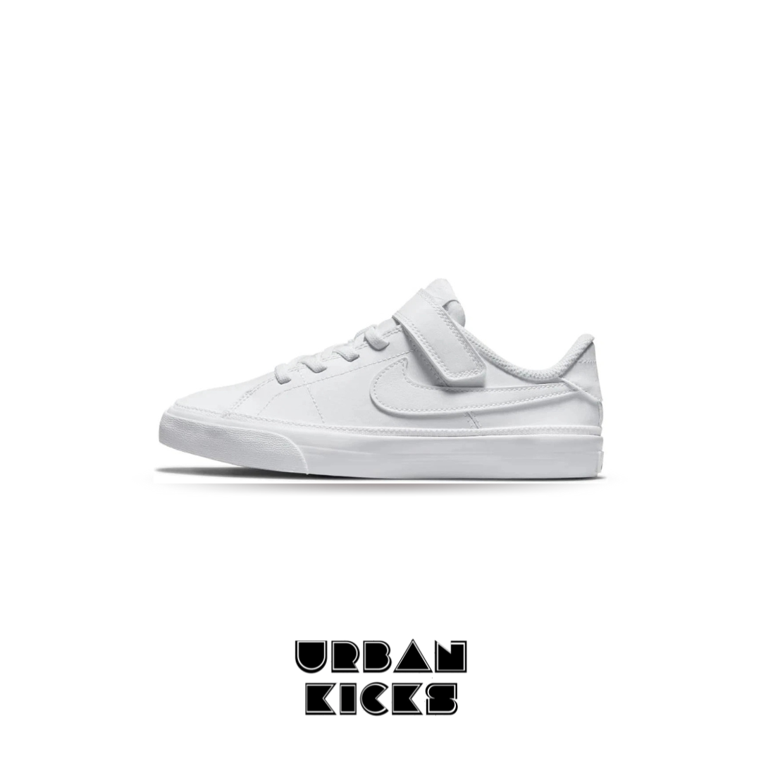 Nike Kids Court Legacy Unisex Shoe – White Strap