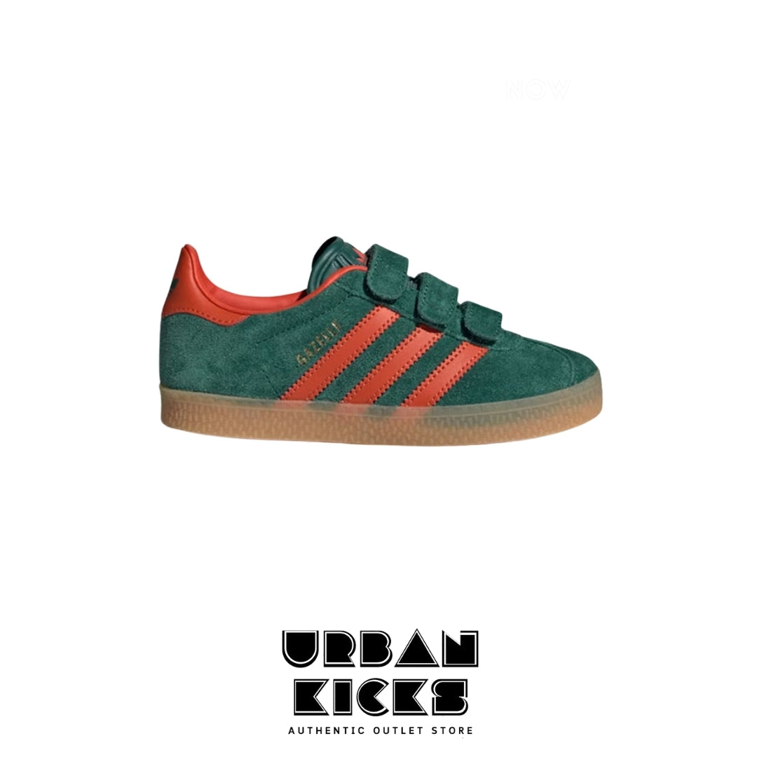 Adidas Gazelle Green & Red Kids