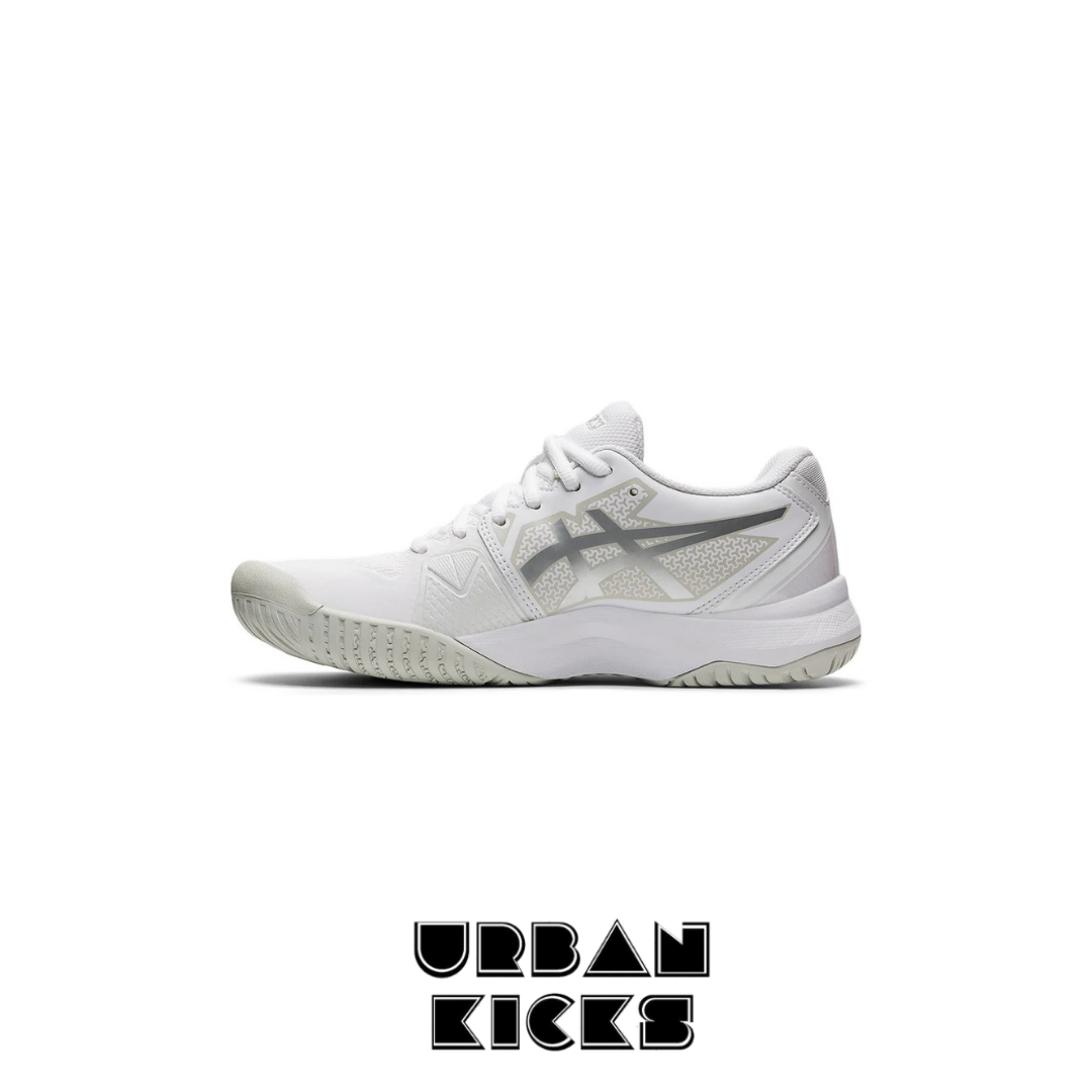 ASICS Gel Challenger 13 Tennis Shoe White Silver