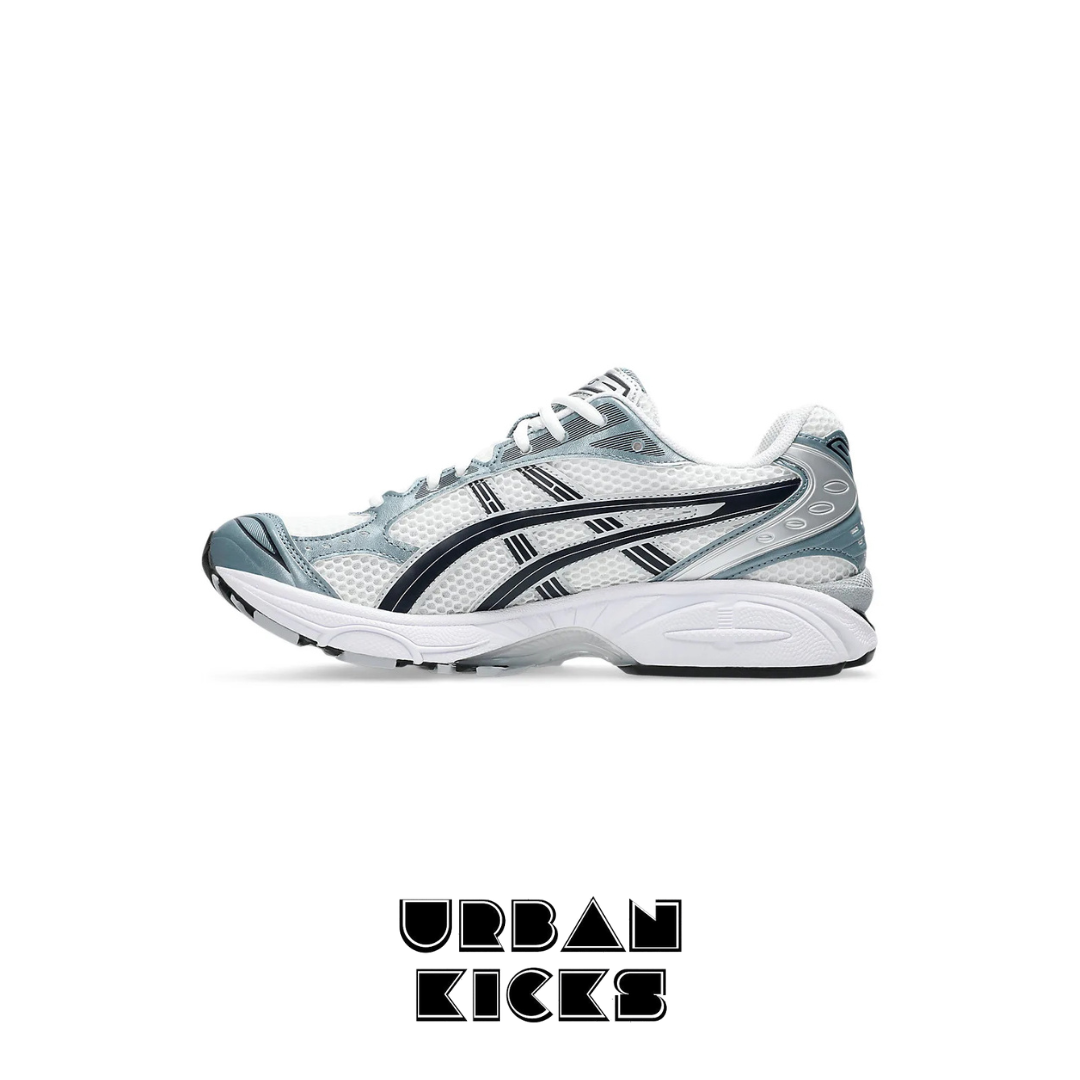 ASICS Gel-Kayano 14 in White/Fjord Grey