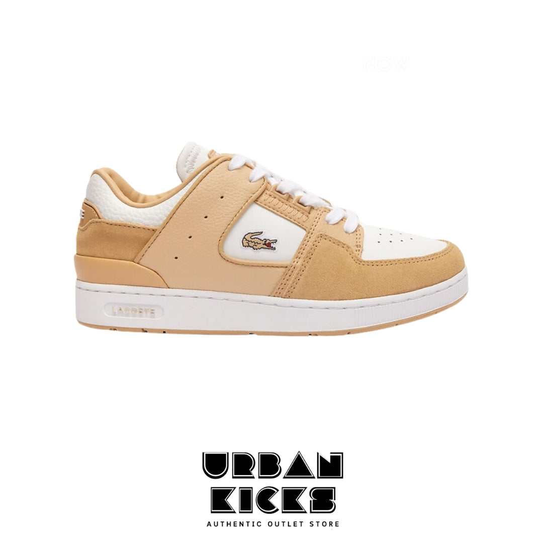Lacoste Court Cage Leather Suede Sneakers - Women's