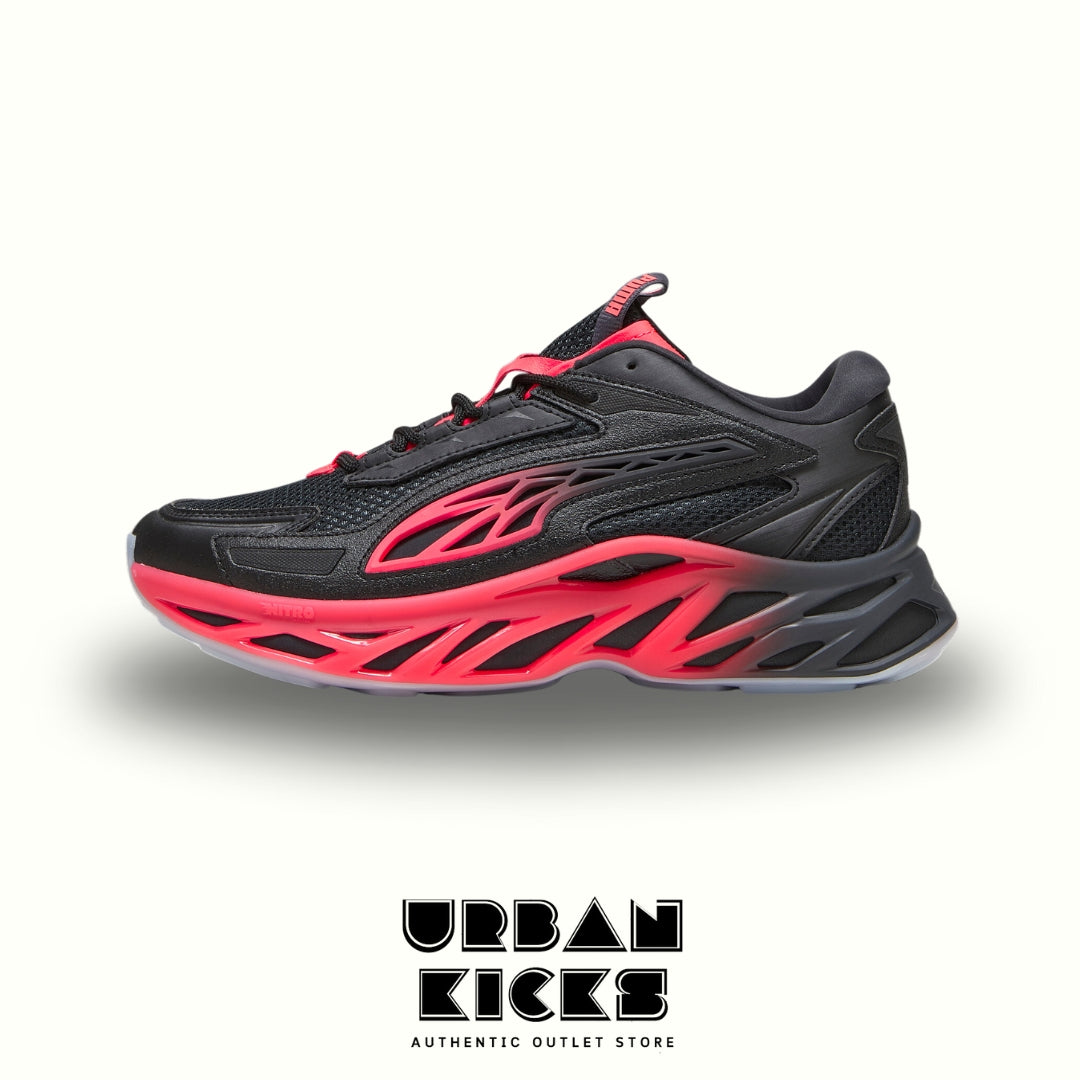 PUMA Exotec Nitro Black & Red Sneakers