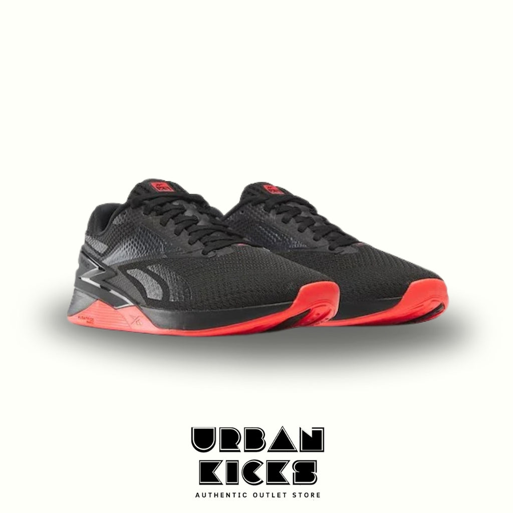 Reebok Nano X3 Core Black Orange Flare