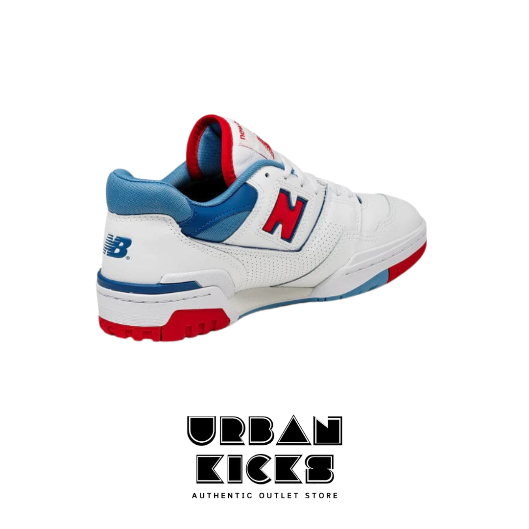 New Balance 550 White/Red/Atlantic Blue