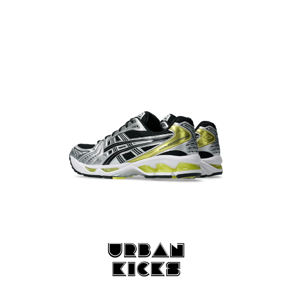 ASICS Gel-Kayano 14 in Black/Lemon Spark