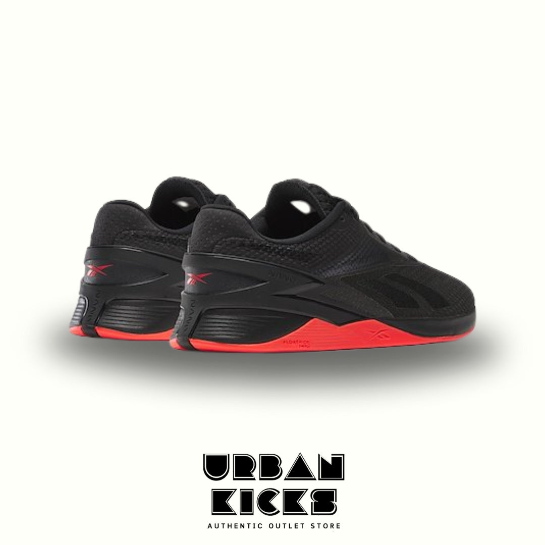 Reebok Nano X3 Core Black Orange Flare