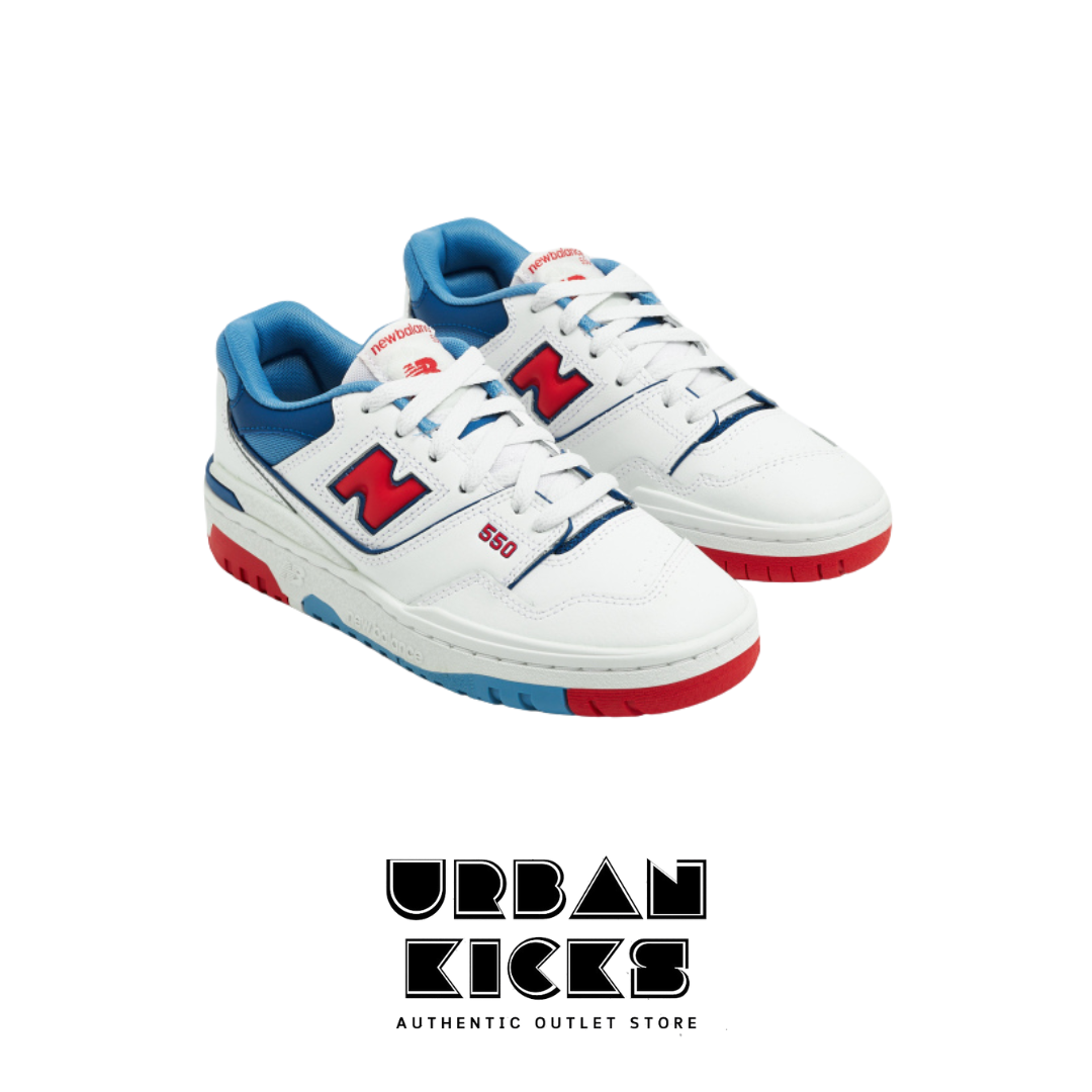 New Balance 550 White/Red/Atlantic Blue