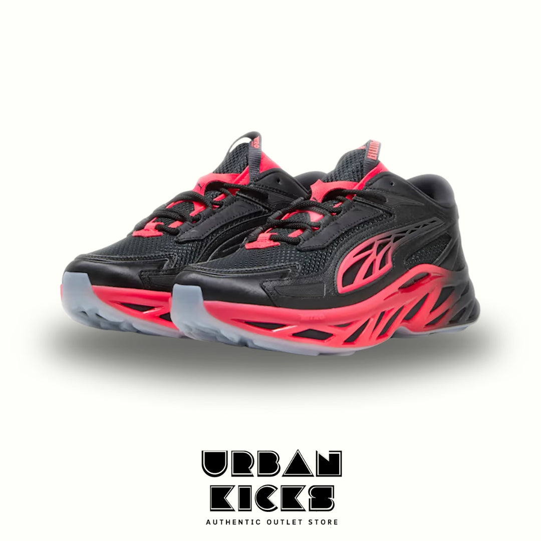 PUMA Exotec Nitro Black & Red Sneakers