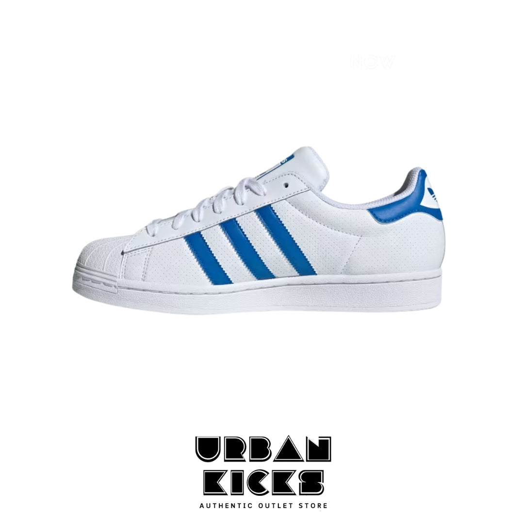 Adidas Superstar White & Blue Men's