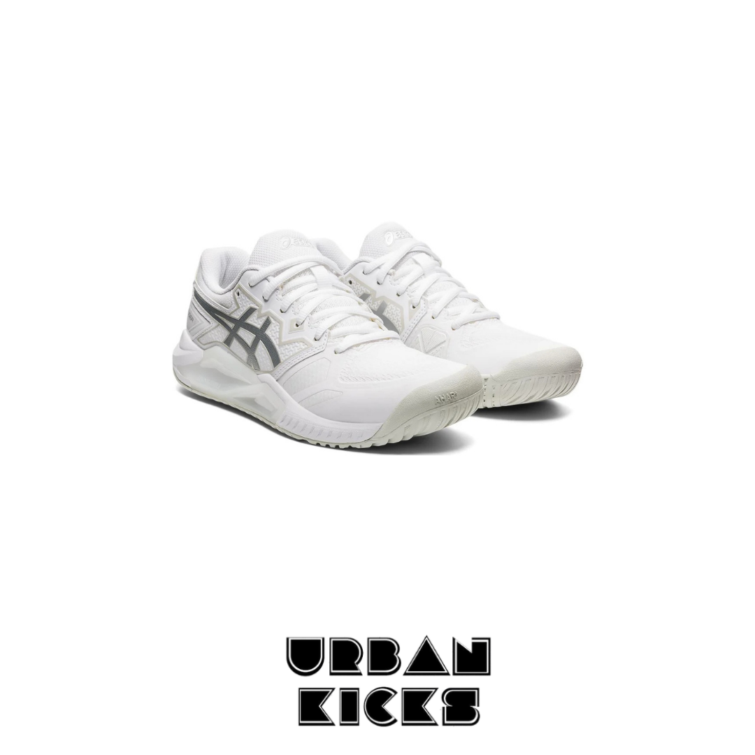 ASICS Gel Challenger 13 Tennis Shoe White Silver