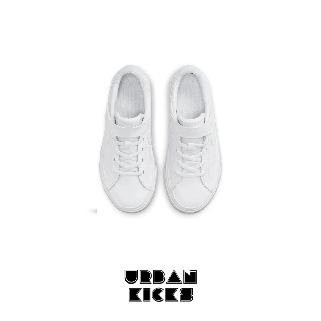 Nike Kids Court Legacy Unisex Shoe – White Strap