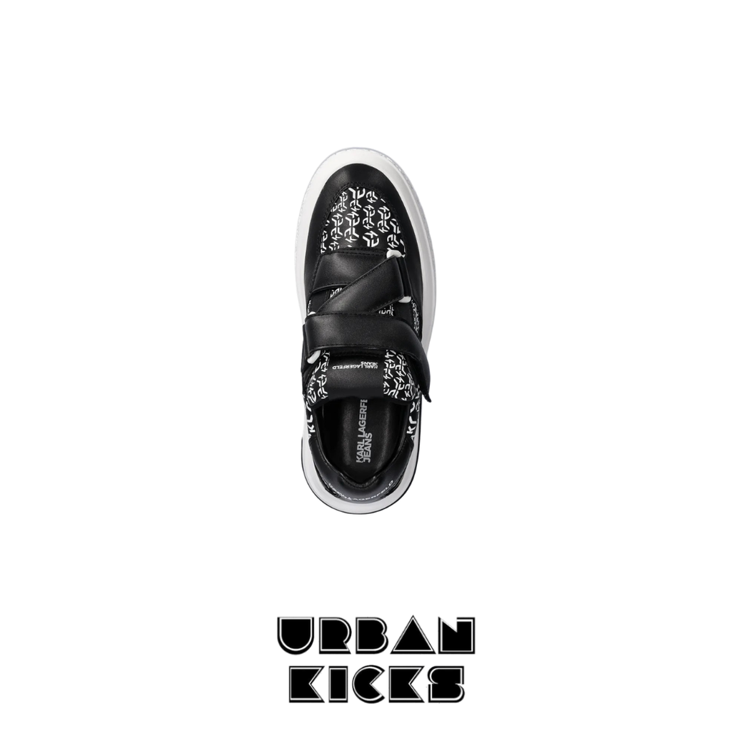 Karl Lagerfeld KLJ Kup Strap Sneakers – White Designer Sneakers