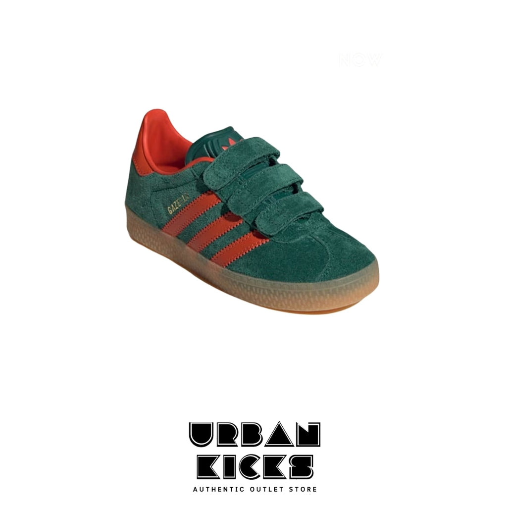 Adidas Gazelle Green & Red Kids