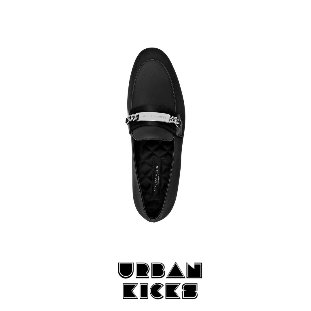 PHILIPP PLEIN Nabuk Loafers Black – Luxury Men’s Slip-On Shoes