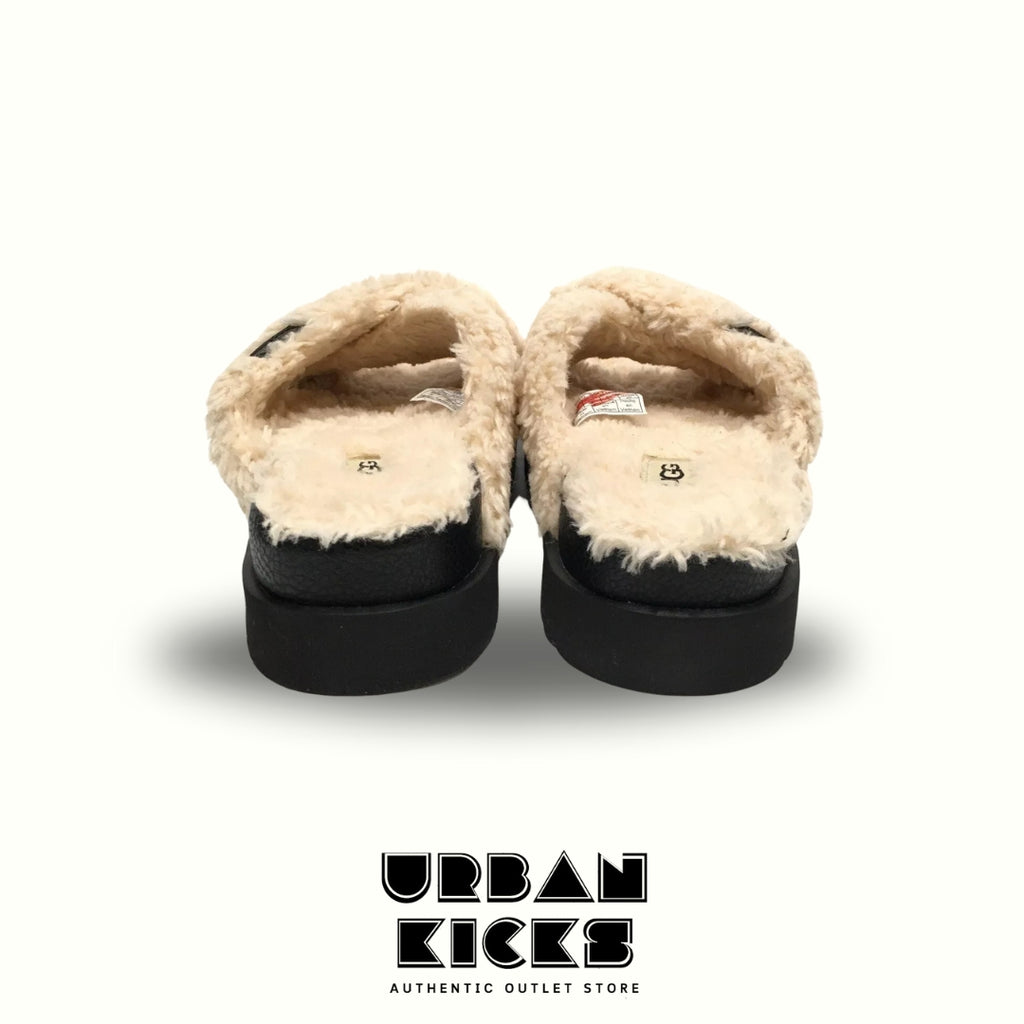 UGG Fuzz Sugar Cross Slide – Natural