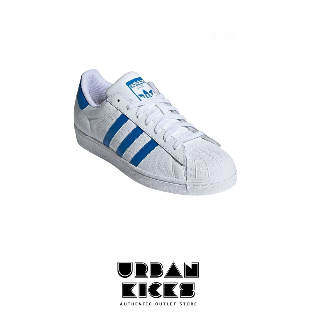 Adidas Superstar White & Blue Men's