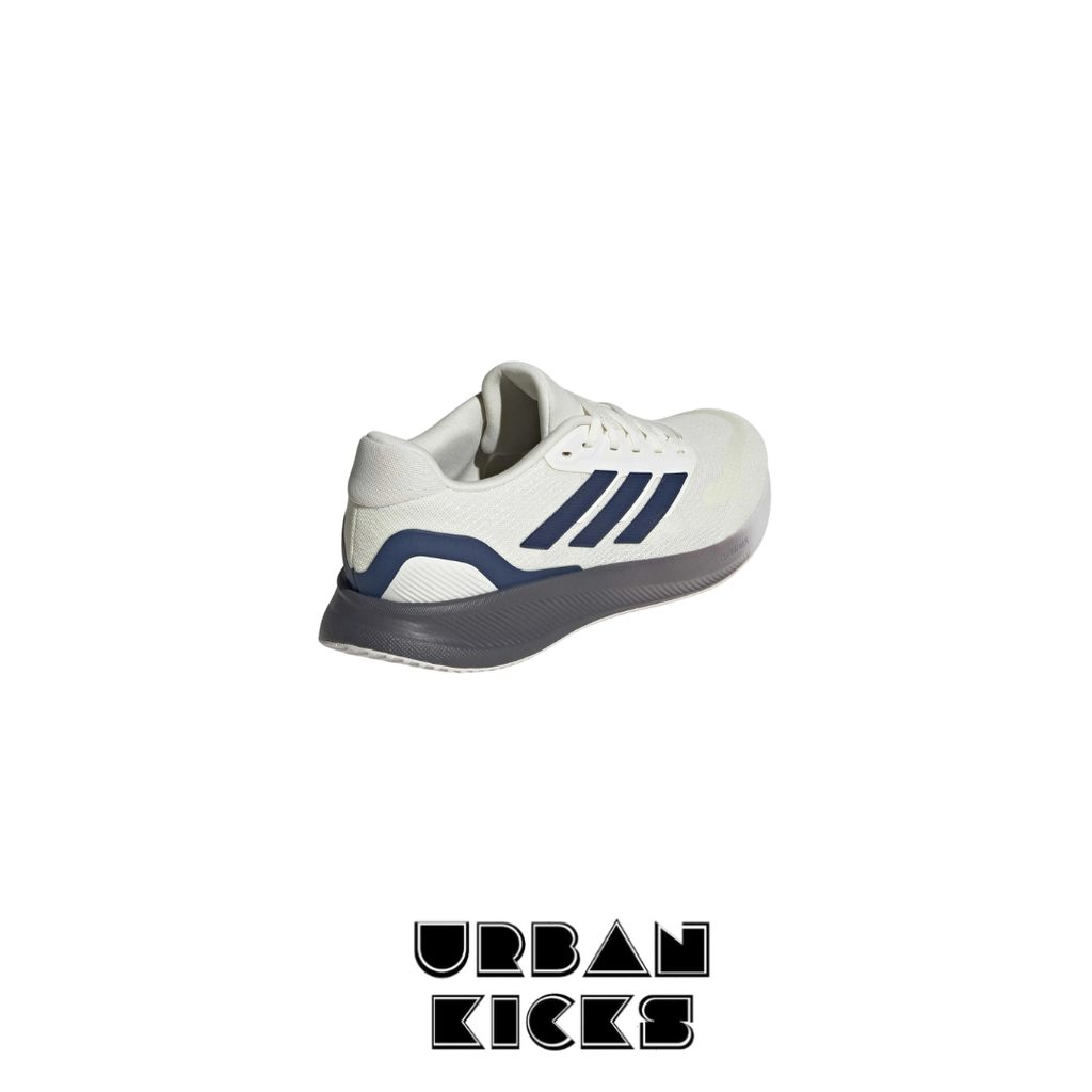 adidas Runfalcon 5 Road Running Shoes in Off White, Dark Blue, and Dash Grey