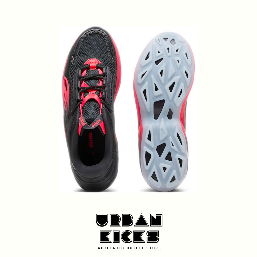 PUMA Exotec Nitro Black & Red Sneakers