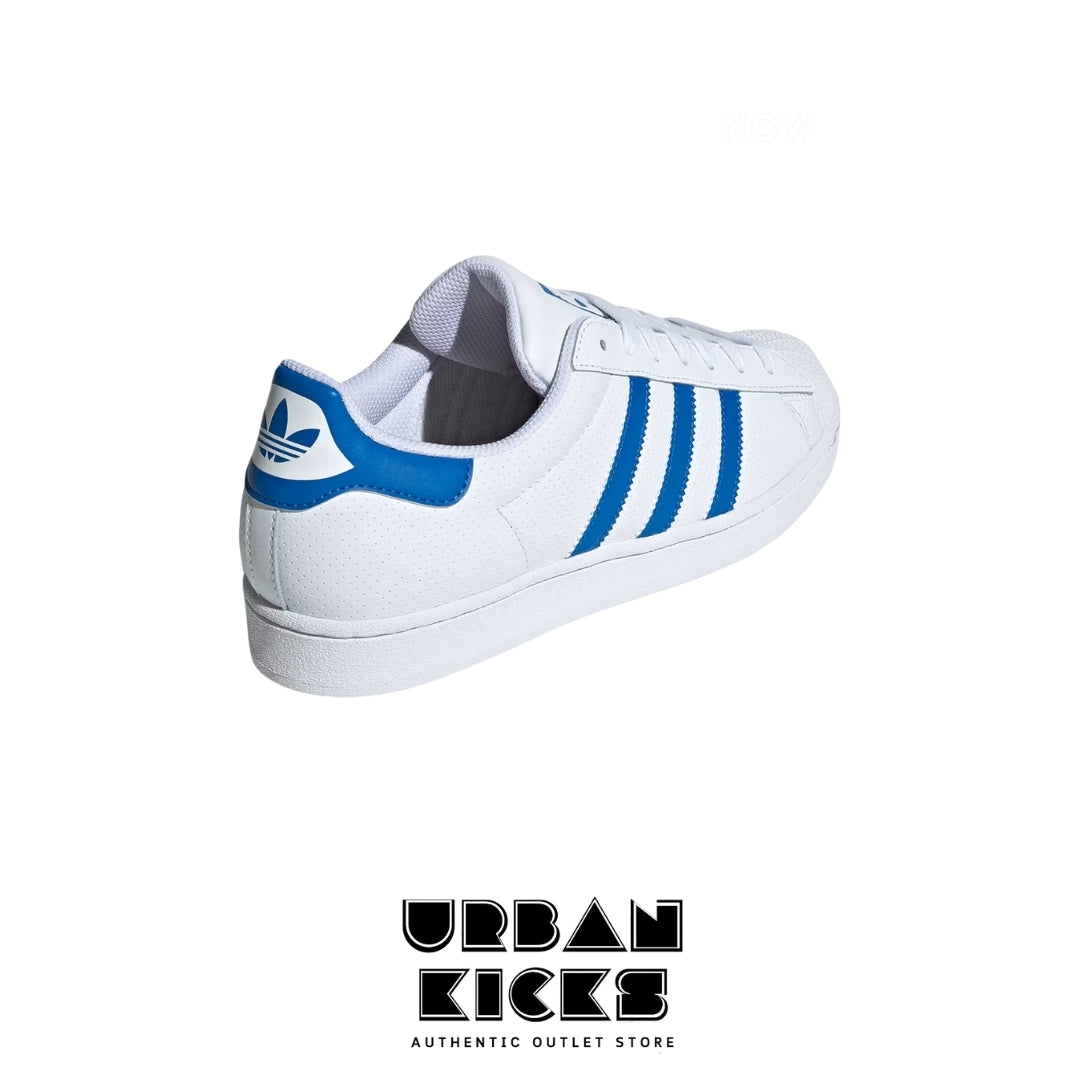 Adidas Superstar White & Blue Men's