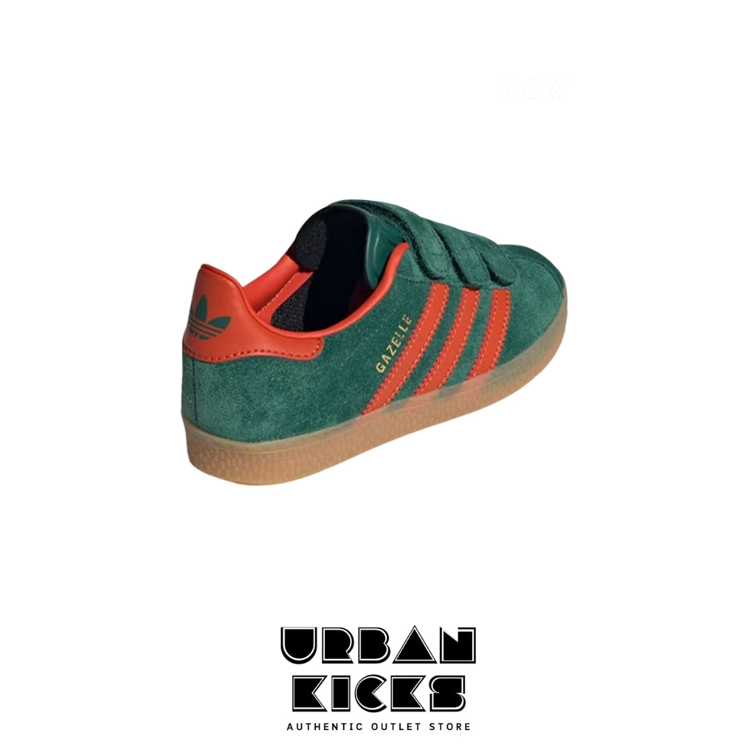 Adidas Gazelle Green & Red Kids