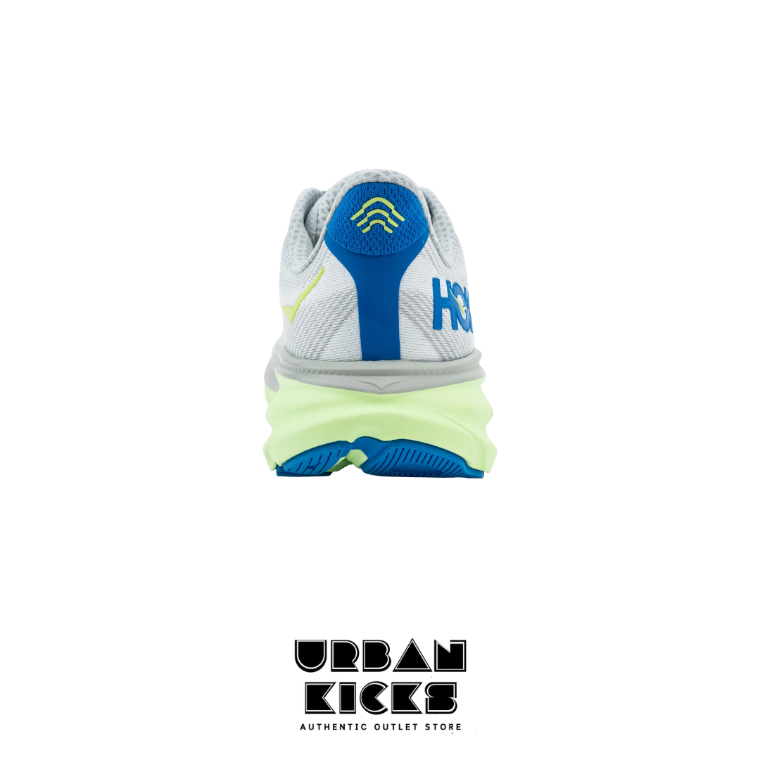 HOKA Clifton 9 in Stardust / Electric Cobalt
