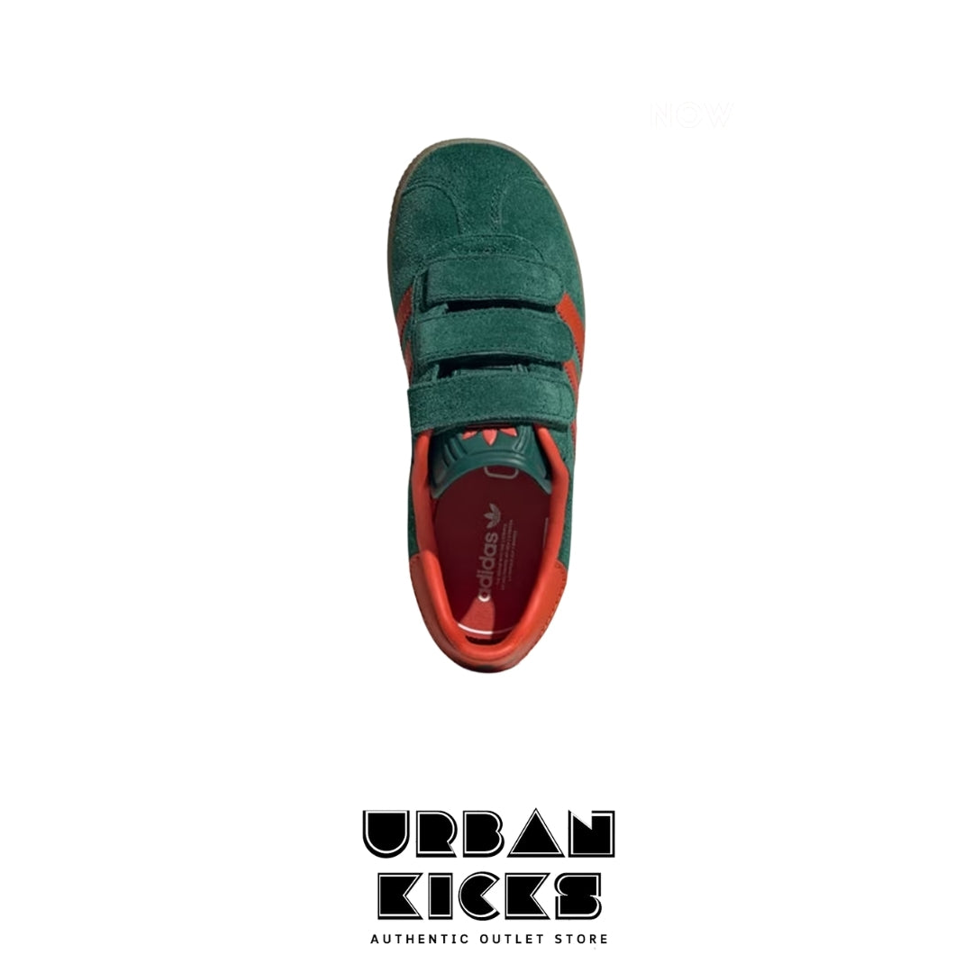 Adidas Gazelle Green & Red Kids
