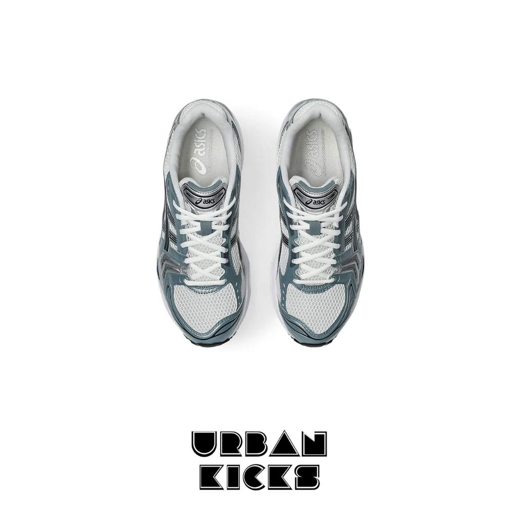 ASICS Gel-Kayano 14 in White/Fjord Grey